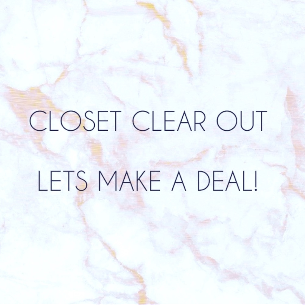 Closet clean out….